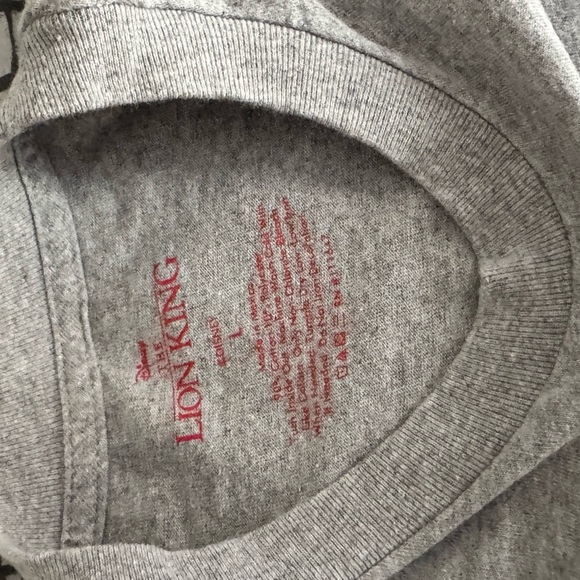 Disney The Lion King Gray Short Sleeve Tee - Picture 3 of 5